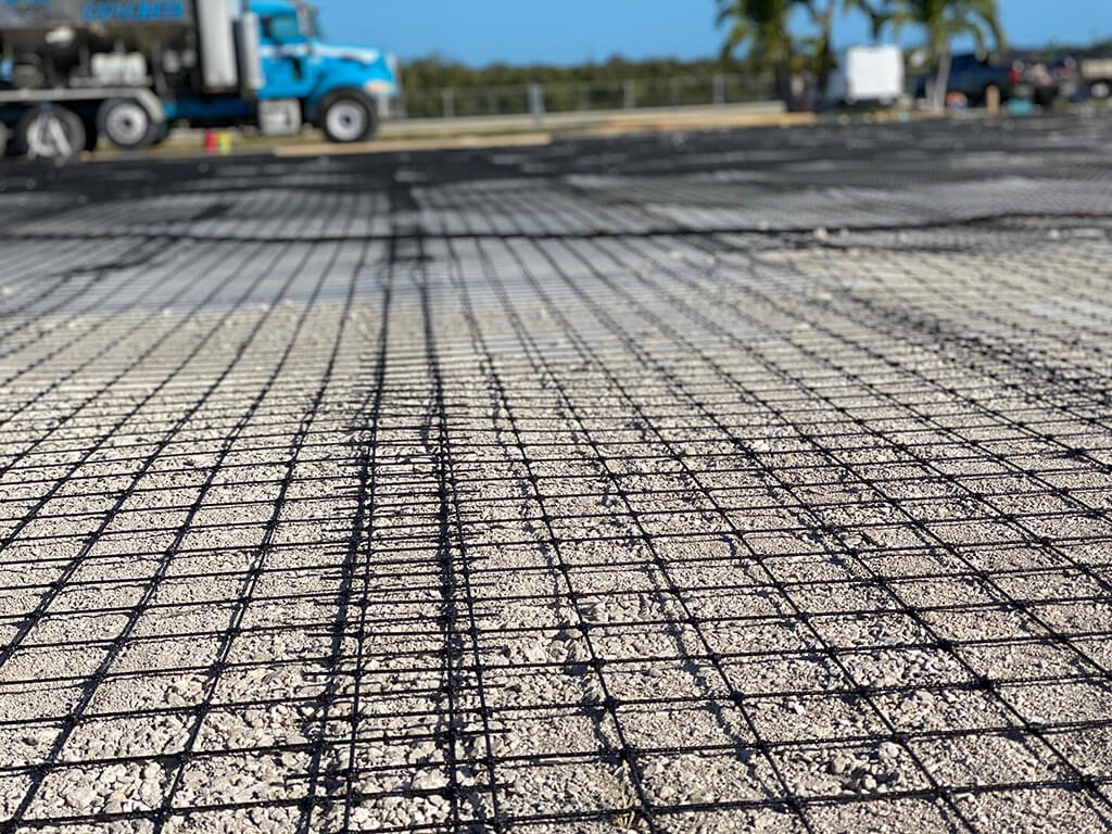 Construcción de suelos de hangares para aviones